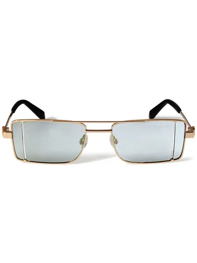 Off-white Oeri14a Cortez Sunglasses Sunglasses In Gold