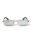 Off-white Oeri14a Cortez Sunglasses Eyewear In Gold