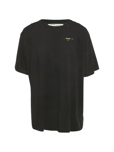 Pre-owned Off-white Cotton Arrow T-shirt In Black