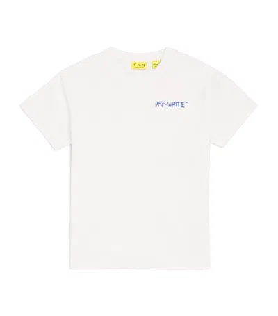 Off-white Kids' Cotton Arrows T-shirt In White