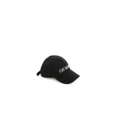Off-white Cotton Baseball Cap In Black