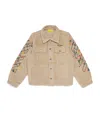 Off-white Cotton-blend Corduroy Splat Jacket In Brown