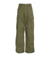 Off-white Off White Men Cargo Pants In Cotton In Green