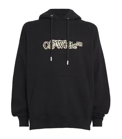 Off-white Black Skate Cloudy Arrow Hoodie In Animal Print