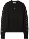 Off-white Regular Fit Jersey With Distinctive Logo And Textured Detailing
