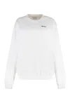 Off-white Cotton Crew-neck Sweatshirt