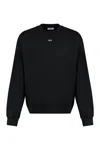 Off-white Logo Printed Crewneck Sweatshirt In Black
