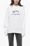 Off-white Woman Sweatshirt White Size L Cotton, Elastane In White