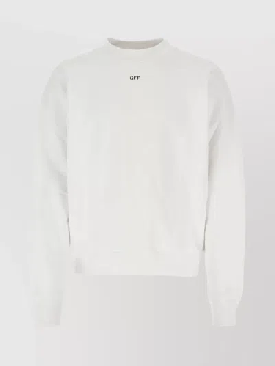 Off-white Skate Sweatshirt With Off Logo In White Black