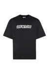 Off-white Cotton Crew-neck T-shirt In Black