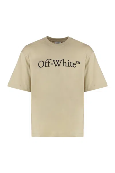 Off-white Cotton Crew-neck T-shirt In Multi