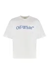 Off-white Cotton Crew-neck T-shirt In White