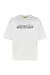 Off-white Bookish Flower Skate T-shirt In White