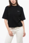 Off-white Black T-shirt With Arrow X-ray Motif