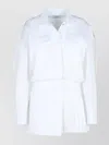 Off-white Off White 'savana' White Cotton Dress In White