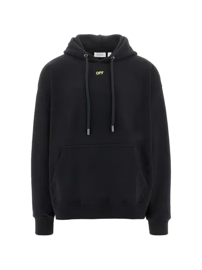 Off-white Off White Casual Hoodie Sweatshirt For Men In Black