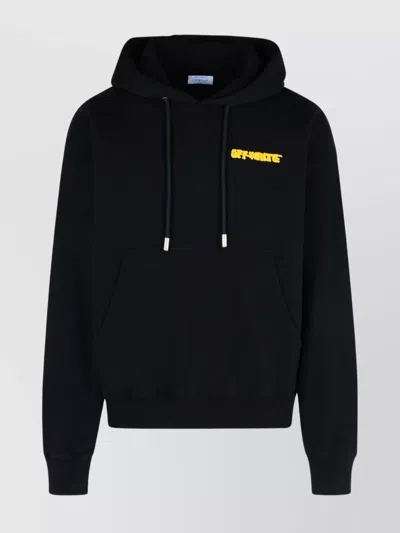 Off-white Black Cotton Sweatshirt