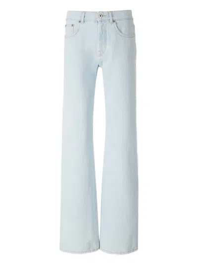 Off-white Cotton Jeans In Blue