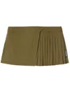 Off-white Savana Mini Skirt In グリーン