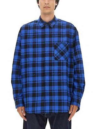Pre-owned Off-white Cotton Overshirt In Blue