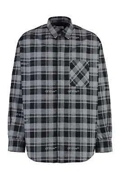 Pre-owned Off-white Cotton Overshirt In Gray