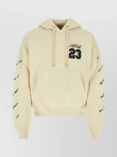 OFF-WHITE COTTON SWEATSHIRT