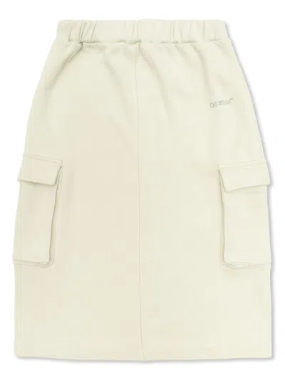 OFF-WHITE COTTON SKIRT