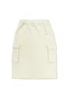 Off-white Cotton Skirt In White