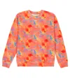 Off-white Logo-print Tie-dye Sweatshirt In Multicolor White