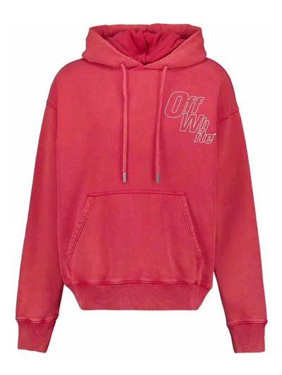 OFF-WHITE SUDADERA - ROJO