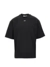 Off-white Men Black 3d Arrow Spray T-shirt, S Luxury T-shirts For Men Darveys In Black