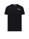 Off-white Slim Fit Scratch Arrow Graphic T-shirt In Black