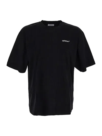 Off-white Cotton T-shirt In Black