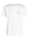 Off-white Graphic Print Crew Neck Short Sleeve Top In White