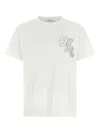 Off-white Slim Fit Arrow Design T-shirt In White