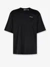 Off-white Slim Fit Scratch Arrow Graphic T-shirt In Black