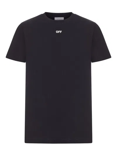 Off-white Graphic Brush Arrow Print T-shirt And Vest In Black