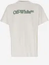 OFF-WHITE COTTON T-SHIRT WITH LOGO
