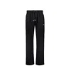 Off-white Pixel Printed French Cotton-terry Sweatpants In Black