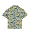 Off-white Boy's Watercolor-print Short-sleeve Shirt