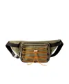 Off-white Courrier Belt Bag In Green