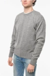 OFF-WHITE CREW NECK OFF-BASIC WOOL SWEATER
