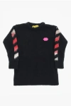 Off-white Crew-neck Sweater With Logo Tag