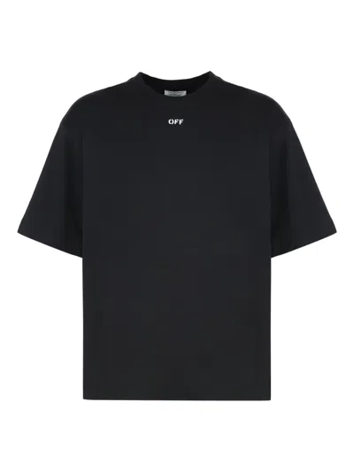 Off-white Crew-neck T-shirt In Black