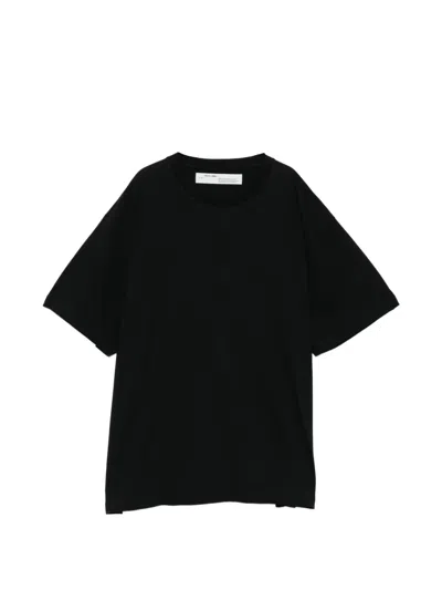 Off-white Crew Neck T-shirt In Black