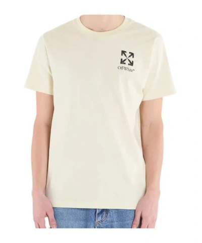Off-white Crew Neck T-shirt In Neutral