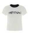 Off-white Script Logo Short Sleeve T-shirt In White