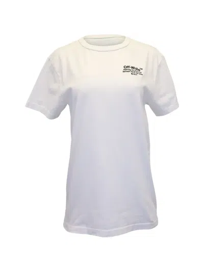 Pre-owned Off-white Crew-neck T-shirt In White