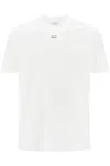OFF-WHITE CREW-NECK T-SHIRT WITH OFF PRINT