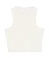 Off-white Flocked-logo Tank Top In White